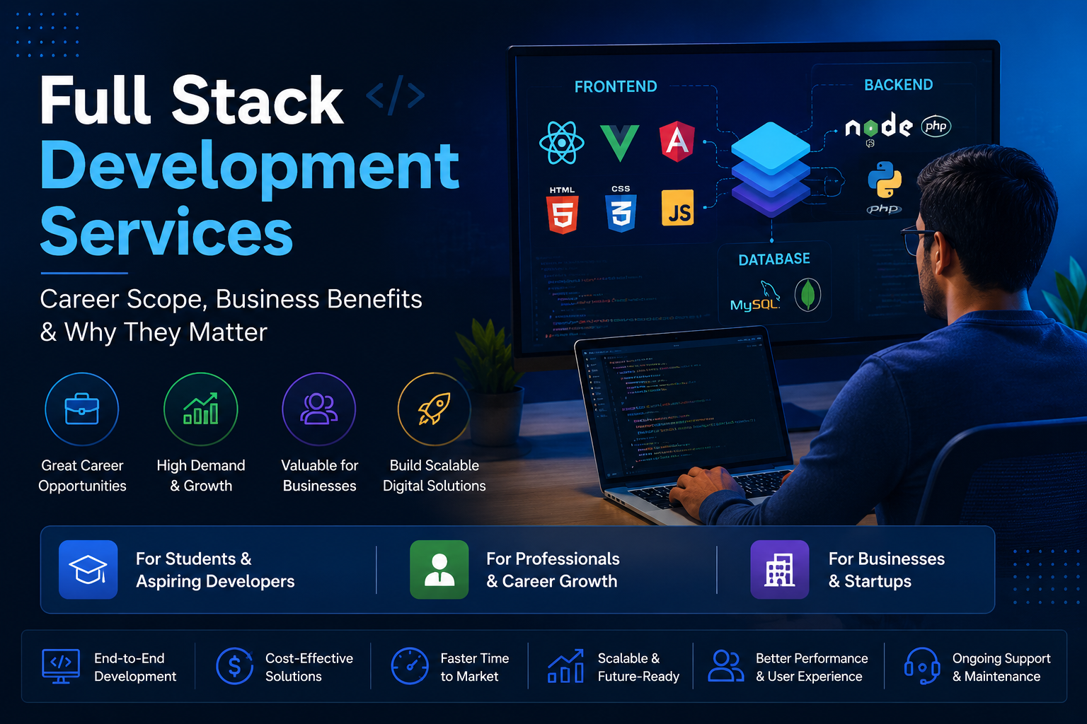 Full Stack Development Services: Career Scope, Business Benefits & Why They Matter